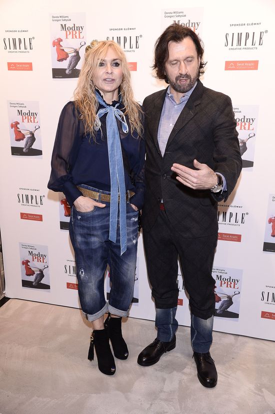 Odmłodzona Karolina Korwin-Piotrowska na premierze książki Doroty Williams (FOTO