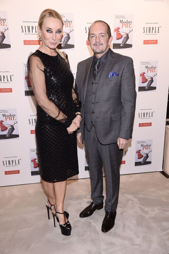 Odmłodzona Karolina Korwin-Piotrowska na premierze książki Doroty Williams (FOTO