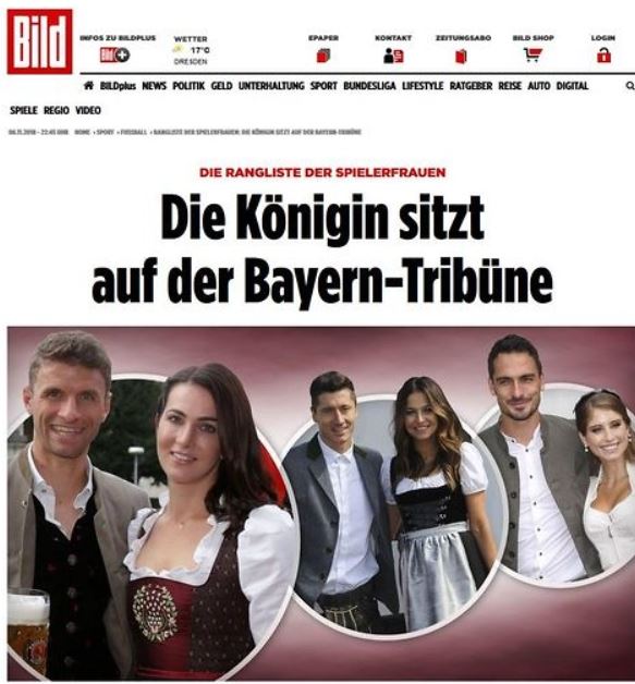 Anna Lewandowska najbardziej wpływową WAGs w Niemczech!