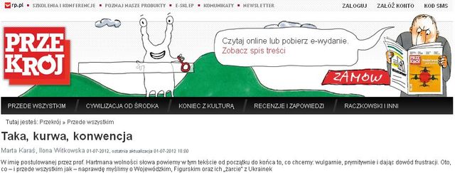 Wojewódzki z penisem na wierzchu Wojewódzki z penisem na wierzchu