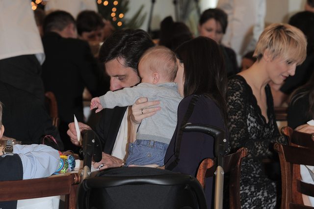 Monika Pyrek z synkiem Grzesiem na imprezie (FOTO)