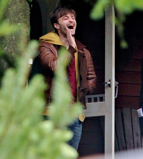 Daniel Radcliffe z przyprawionymi rogami