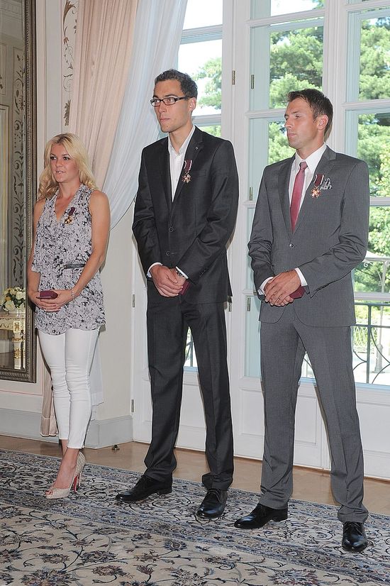 Janowicz, Kubot i Radwańska u prezydenta (FOTO)