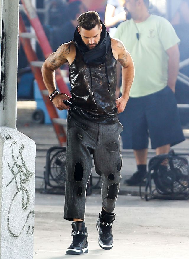Ricky Martin na planie filmu (FOTO)
