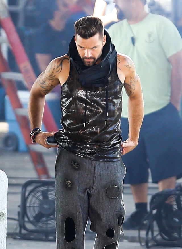 Ricky Martin na planie filmu (FOTO)