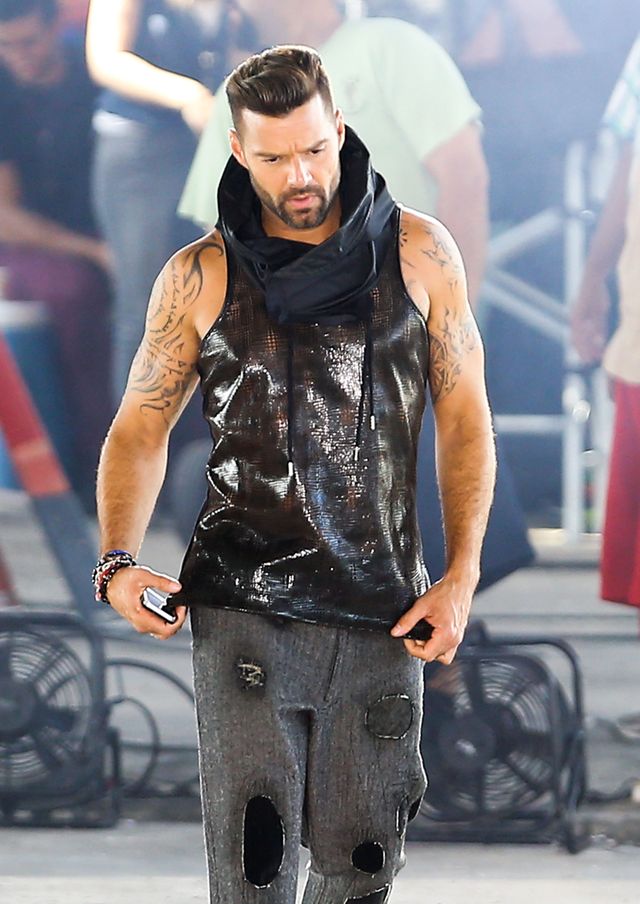 Ricky Martin na planie filmu (FOTO)