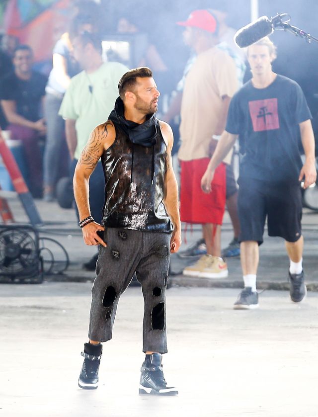 Ricky Martin na planie filmu (FOTO)
