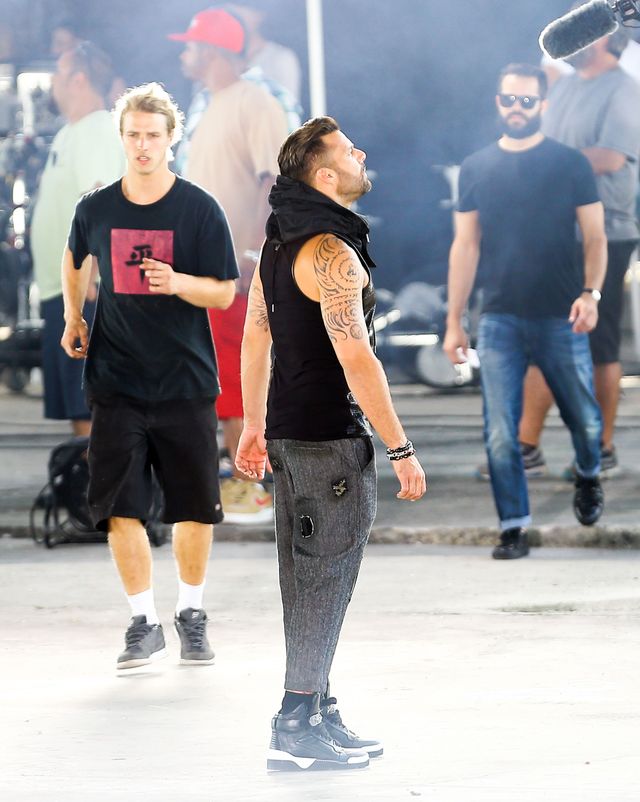 Ricky Martin na planie filmu (FOTO)