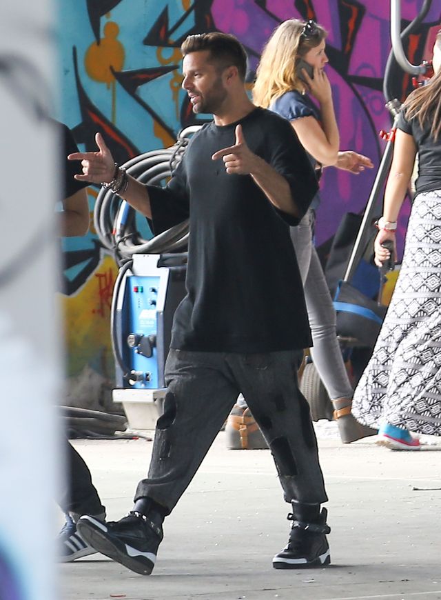 Ricky Martin na planie filmu (FOTO)