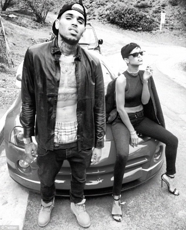 Rihanna i jej święta z Chrisem Brownem (FOTO)