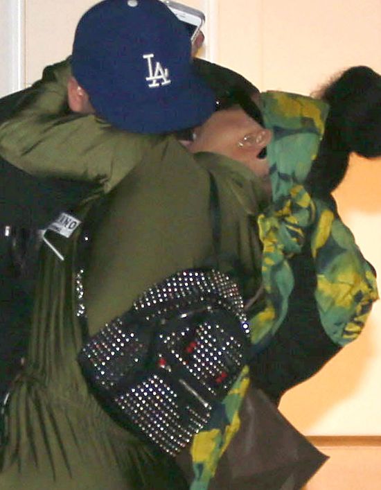 Blac Chyba i Rob Kardashian zjadają sie na oczach paparazzi