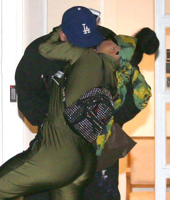 Blac Chyba i Rob Kardashian zjadają sie na oczach paparazzi