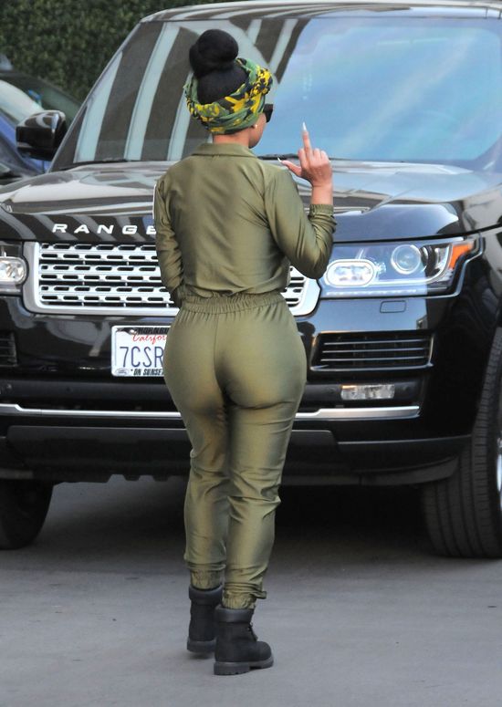 Blac Chyba i Rob Kardashian zjadają sie na oczach paparazzi