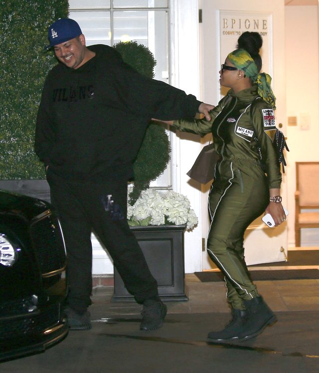 Rob Kardashian bez koszulki (Snapchat)