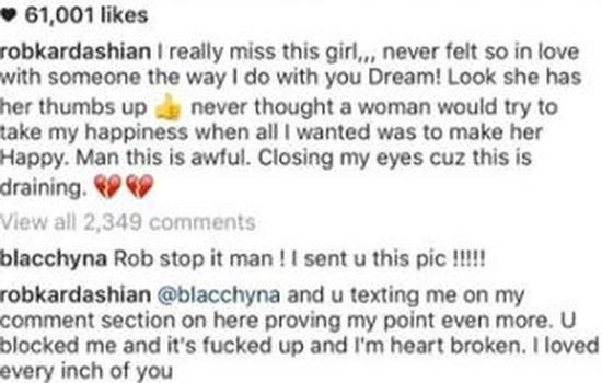 Blac Chyna walczy z Robem Kardashianem o Dream! 