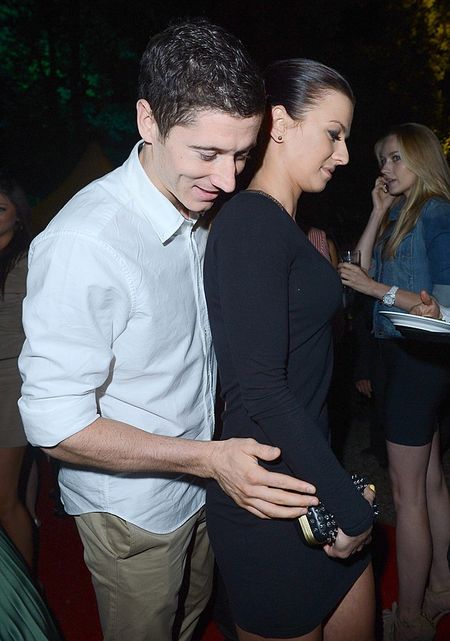 Lewandowski z narzeczoną gośćmi Playboya (FOTO)