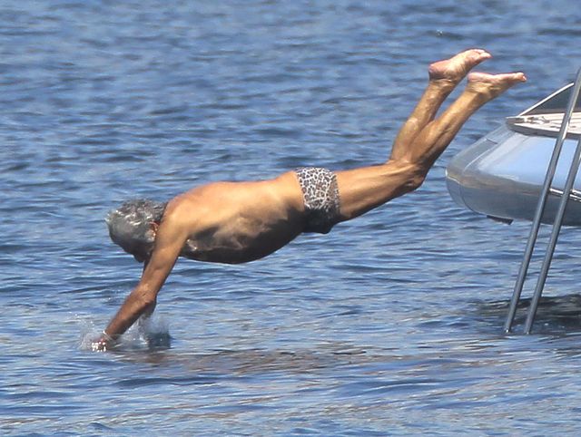 Tak odpoczywa Roberto Cavalli