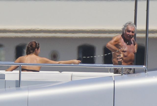 Tak odpoczywa Roberto Cavalli