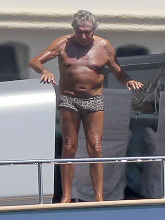 Tak odpoczywa Roberto Cavalli