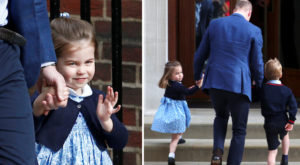 Książę William z George’m i Charlotte idą zobaczyć trzecie royal baby (ZDJĘCIA) Książę William z George’m i Charlotte idą zobaczyć trzecie royal baby (ZDJĘCIA)