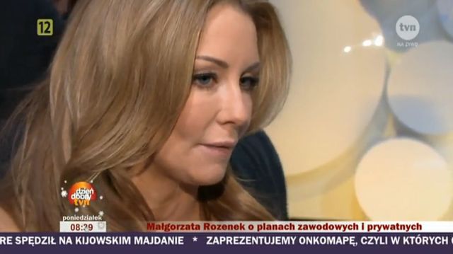 Rozenek przewraca oczami, gdy pojawia się temat Majdana Rozenek przewraca oczami, gdy pojawia się temat Majdana