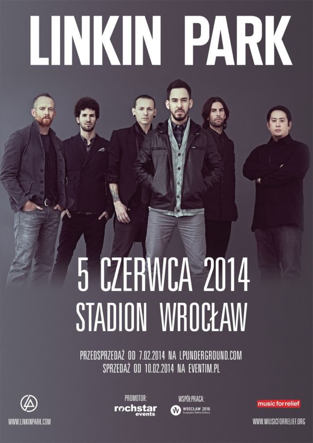 Linkin Park zagra w Polsce