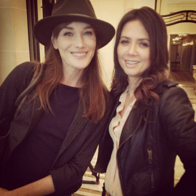 Kinga Rusin spotkała się z Carlą Bruni (FOTO) Kinga Rusin spotkała się z Carlą Bruni (FOTO)