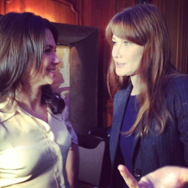 Kinga Rusin spotkała się z Carlą Bruni (FOTO) Kinga Rusin spotkała się z Carlą Bruni (FOTO)