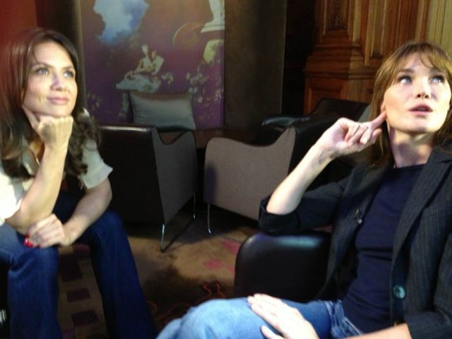 Kinga Rusin spotkała się z Carlą Bruni (FOTO) Kinga Rusin spotkała się z Carlą Bruni (FOTO)