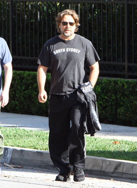 Na co dzień Russell Crowe zupełnie o siebie nie dba (FOTO)