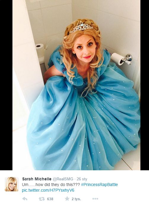 Postanowiła pokazać, że księżniczki też siadają na klozecie 