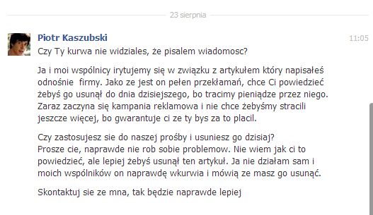 Piotr Kaszubski grosi i straszy Tomasza Saweczko (FOTO)