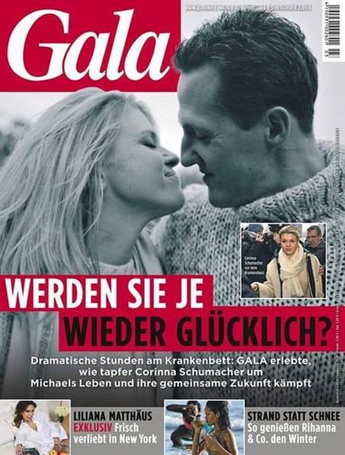 Corinna Schumacher bierze się w garść