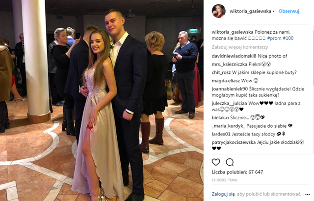 Studniówkowa kreacja aktorki Rodzinki.pl! Adam i Wiktoria zakochani na imprezie Studniówkowa kreacja aktorki Rodzinki.pl! Adam i Wiktoria zakochani na imprezie