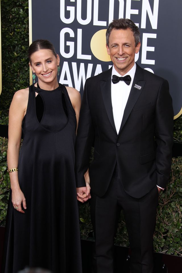 Seth Meyers i jego żona Alexi Ashe nie zdążyli na porodówkę Seth Meyers i jego żona Alexi Ashe nie zdążyli na porodówkę