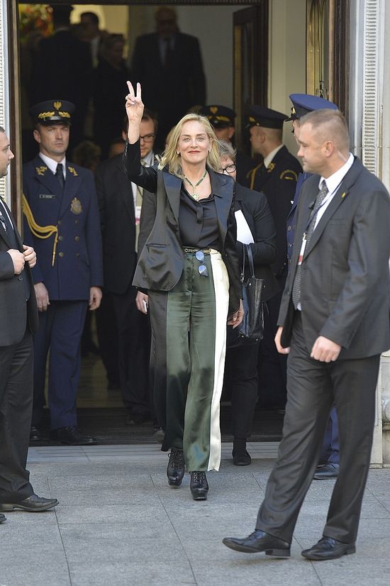 Sharon Stone w polskim Sejmie (FOTO)