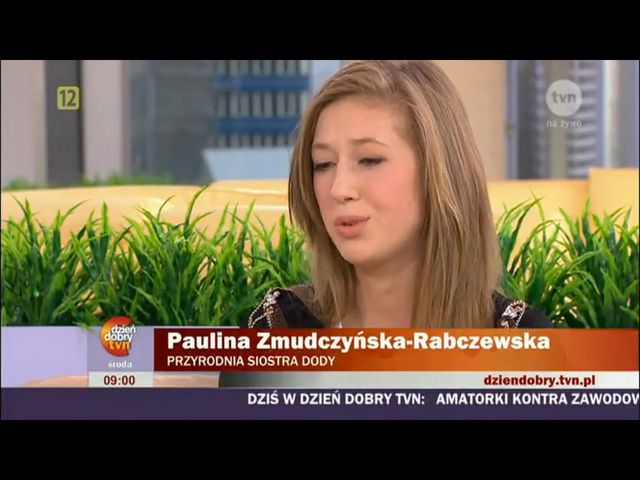 Przyrodnia siostra Dody chce zostać aktorką