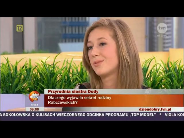 Przyrodnia siostra Dody chce zostać aktorką