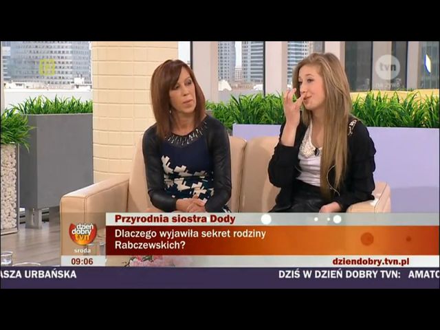 Przyrodnia siostra Dody chce zostać aktorką