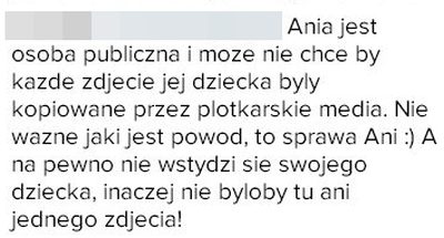 To zdjęcie Anny Wendzikowskiej z córeczką wywołało dyskusję internautów