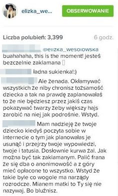 Eliza i Trybson pokażą córeczkę Eliza i Trybson pokażą córeczkę