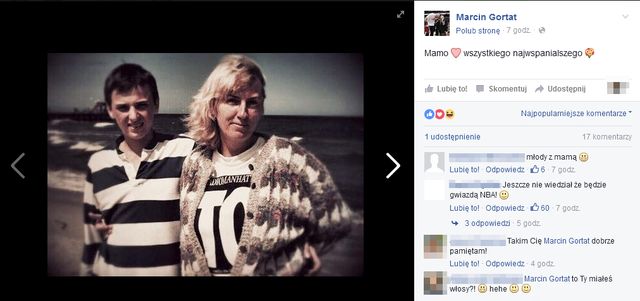 Nie poznalibyście Marcina Gortata... z bujną fryzurą! (FOTO)