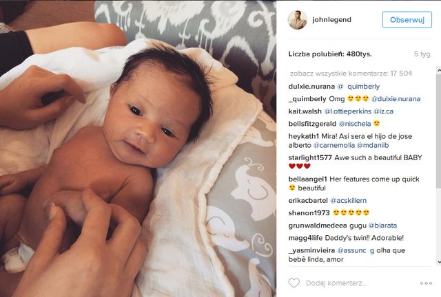 Kim i Kanye zachwyceni córeczką Johna Legenda! (FOTO)