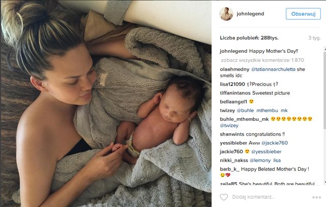 Kim i Kanye zachwyceni córeczką Johna Legenda! (FOTO)