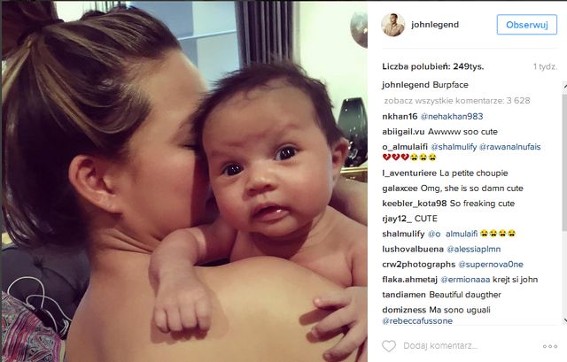 Kim i Kanye zachwyceni córeczką Johna Legenda! (FOTO)