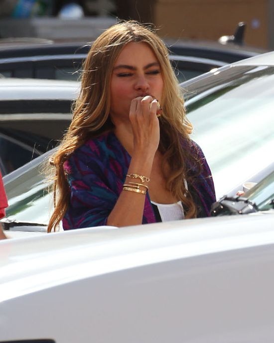 Dziwne miny Sofii Vergary (FOTO)