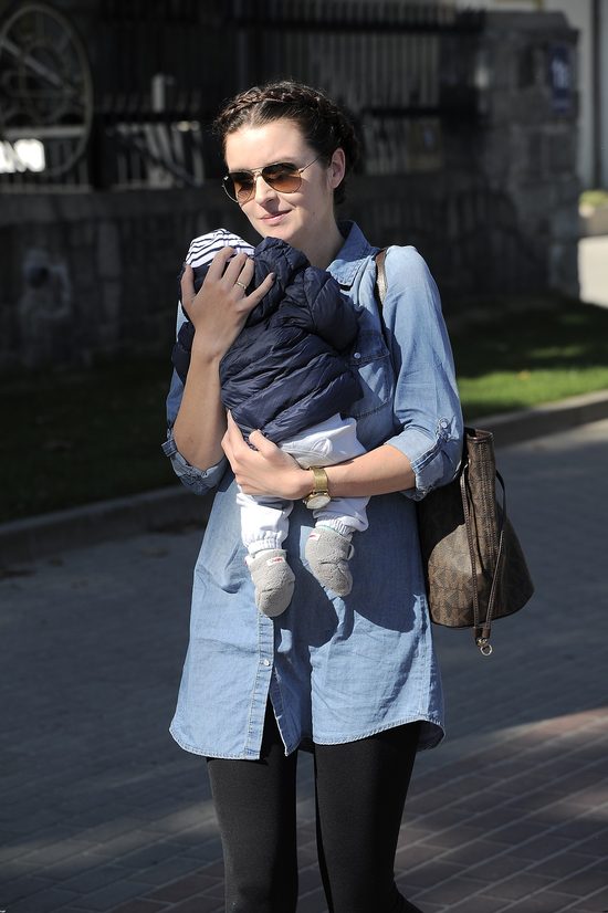 Andrzej Sołtysik z piękną żoną i synkiem nad morzem (FOTO)