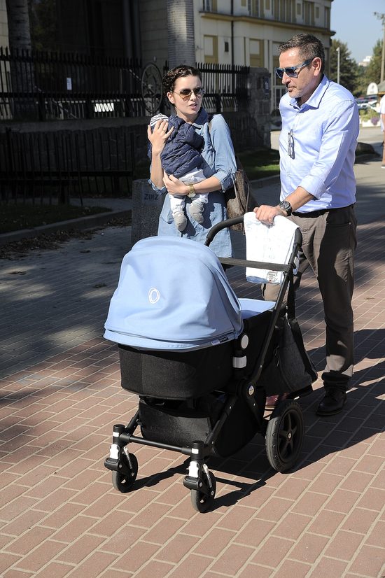 Andrzej Sołtysik z piękną żoną i synkiem nad morzem (FOTO)