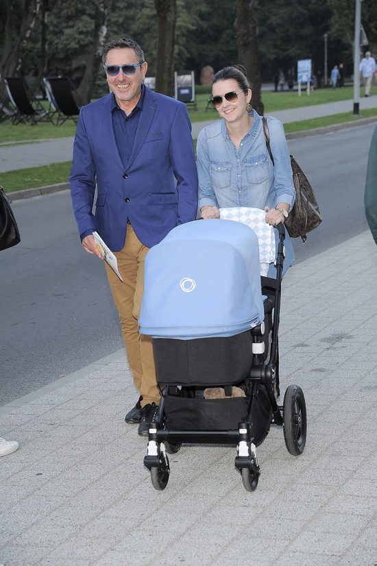 Andrzej Sołtysik z piękną żoną i synkiem nad morzem (FOTO)