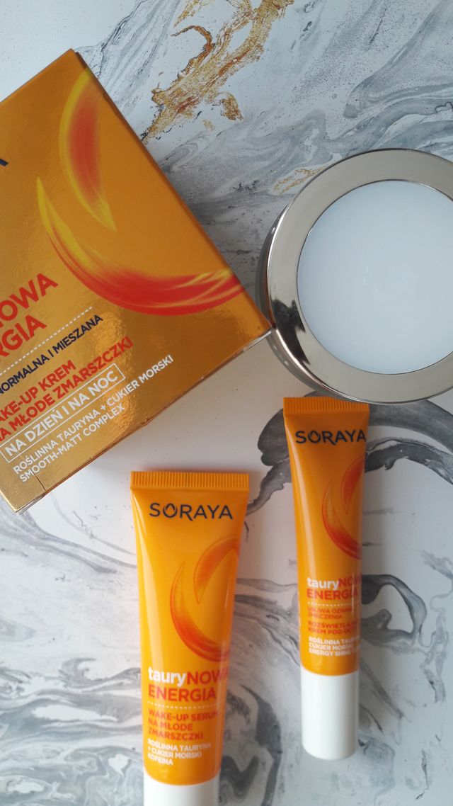 Testujemy serię kosmetyków Soraya tauryNOWA ENERGIA